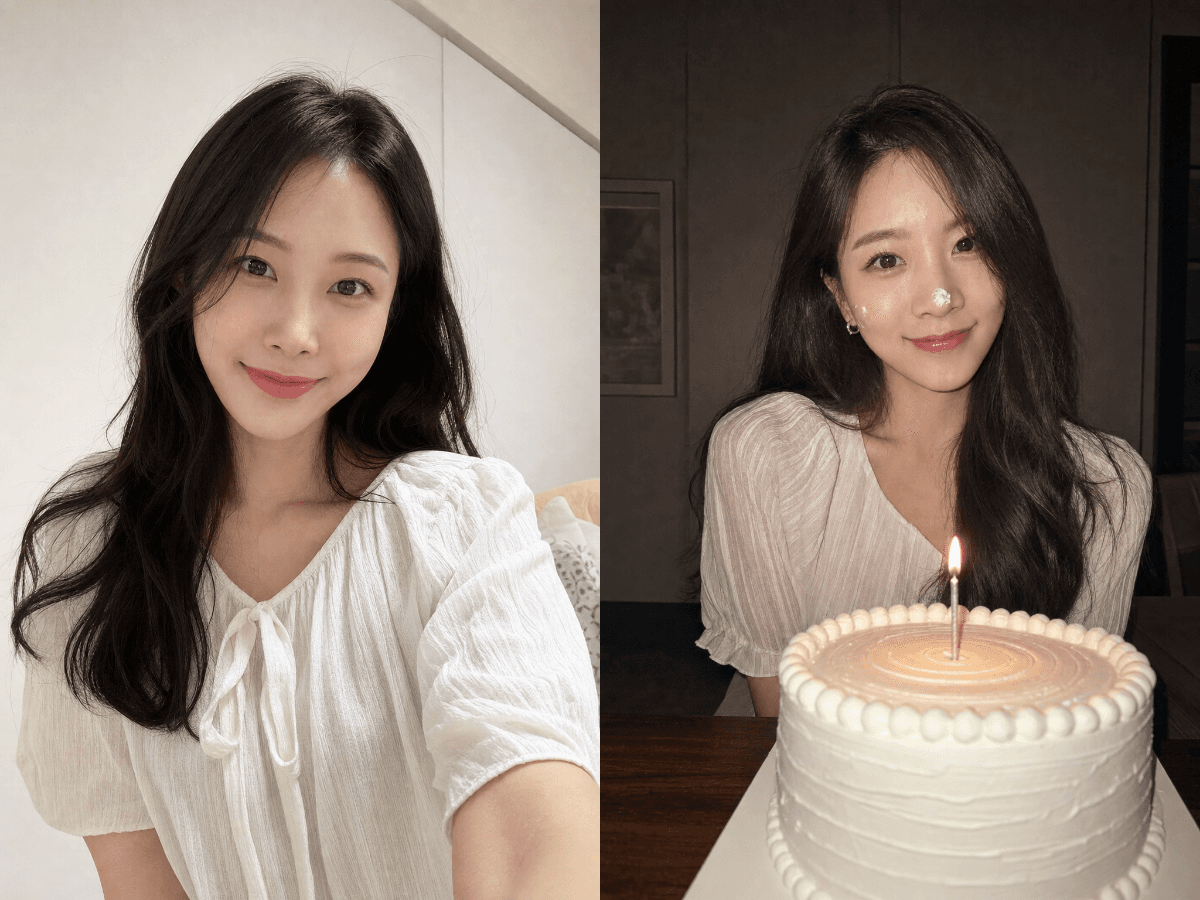 Input photos and example result for 생크림 생일 사진